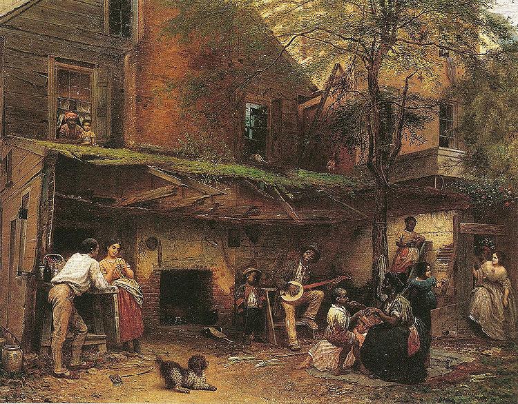 Eastman Johnson Negro Life at the South oil painting image